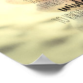 Gebete der Stille zitieren Steine Foto Kunsttext Poster (Ecke)