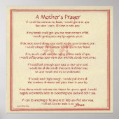 Gebete einer Mutter ©2012 von Trinka Polite (Poste Poster (Vorne)