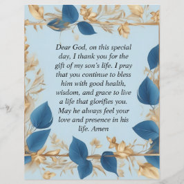 Gebete einer Mutter für ihren Sohn Flyer