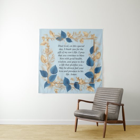 Gebete einer Mutter für ihren Sohn Wandteppich (Beispiel)