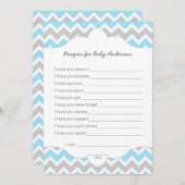 Gebete für Baby, BOY Baby Dusche Wünsche Spielkart (Vorne/Hinten)