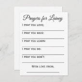 Gebete für Baby Postkarte (Vorne/Hinten)