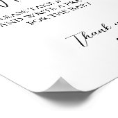 Gebete für Babybrunnen Wünsche Babydusche Zeichen Poster (Ecke)