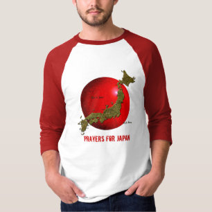 Gebete für das JAPAN-Shirt zur Erdbebenhilfe T-Shirt