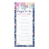 Gebete für das Kleine, Baby Dedication Werbekarte (Vorne)
