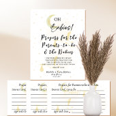 Gebete für das Pedestal-Zeichen für Eltern und Bab Sockelschild