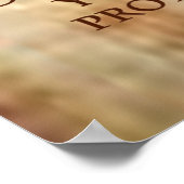 Gebete für den Fluch. Poster (Ecke)