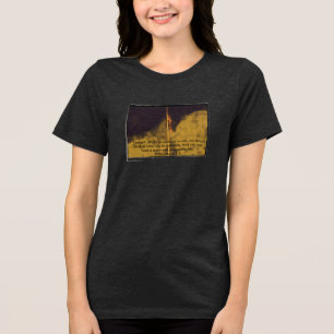 Gebete für den Frieden Tri-Blend Shirt