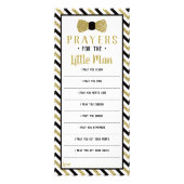 Gebete für den Kleinen Mann, Schwarz, Imitate Gold Werbekarte (Vorne)