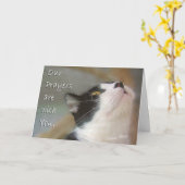 Gebete für dich karte (Gelbe Blume)