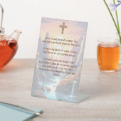 Gebete für ein Kind auf einem Schild (In SItu)