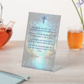 Gebete für ein Kind auf einem Schild (In SItu)