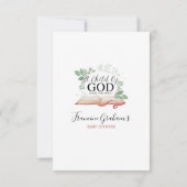 Gebete für Kinderkarte Einladung (Rückseite)