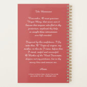 Gebete gesegnete Jungfrau Mary | Personalisierbar Planer (Rückseite)