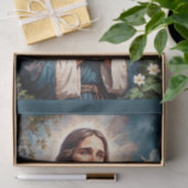 Gebete Jesus Christus mit Blume Garten Seidenpapier (Geschenk)
