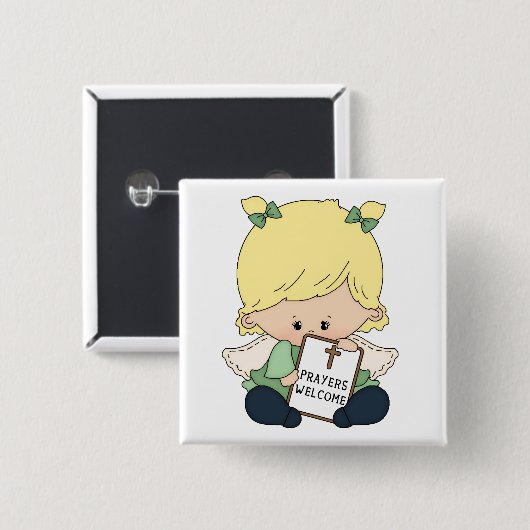 Gebete - Knopf Button (Vorne & Hinten)