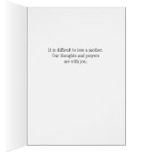 Gebete Lincoln Quote Sympathy Card (Innen (Rechts))
