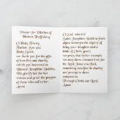 Gebete nach St. Bakhita Karte (Innenseite)