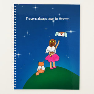 Gebete steigen in den Himmel Planer
