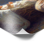 Gebete über den Jesus Fotodruck (Ecke)