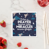 Gebete und Wunder Zitate Serviette (Beispiel)