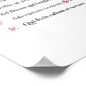 Gebete vor dem Massenplakat (lateinisch und spanis Poster (Ecke)