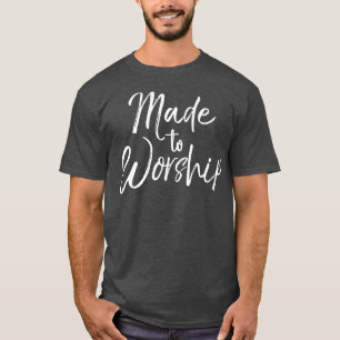 Gebetet, Vintag Lob Gott Christlich zu verehren T-Shirt