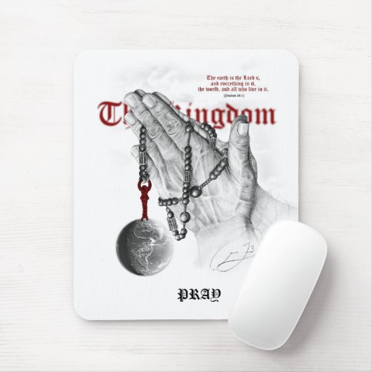 Gebets-Auflage Mousepad (Mit Mouse)