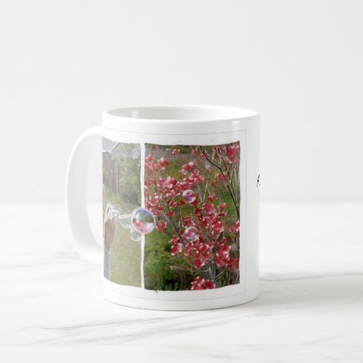 Gebets-Blasen für Annie Kaffeetasse (Vorderseite Links)