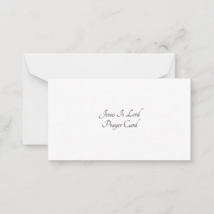 Gebets-flache Anmerkungs-Karte Mitteilungskarte