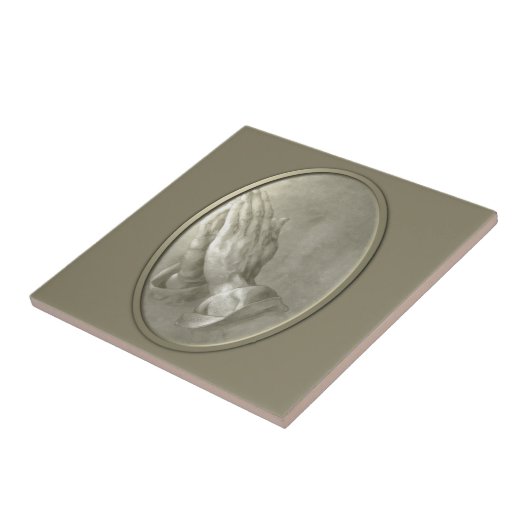 Gebets-Hände Fliese (Seite)