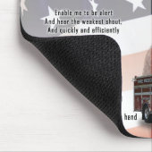 Gebets-Mausunterlage des Feuerwehrmannes Mousepad (Ecke)