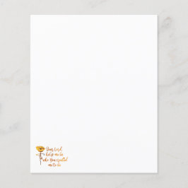 Gebetsangebot für Sonnenblumen