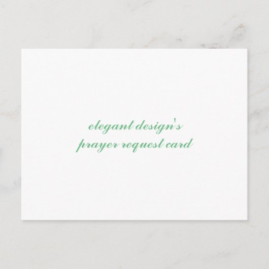 Gebetsantrag Postkarte (Vorderseite)