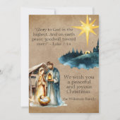 Gebetsbekleidung für die Gebetsküche Feiertagskarte (Vorderseite)