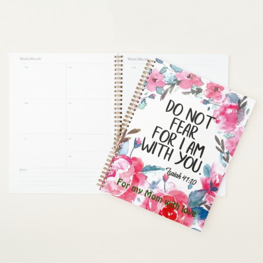 Gebetsblatt-Bibel Vers Isaiah Planer (Anzeige)