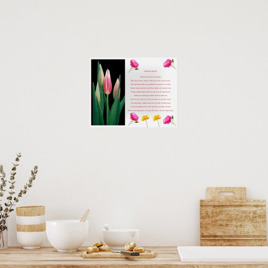 Gebetsdruck der Mütter Poster (Küche)