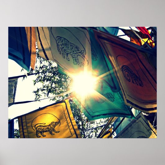 Gebetsfahnen Poster (Vorne)