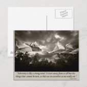 Gebetsfahnen Postkarte (Vorne/Hinten)