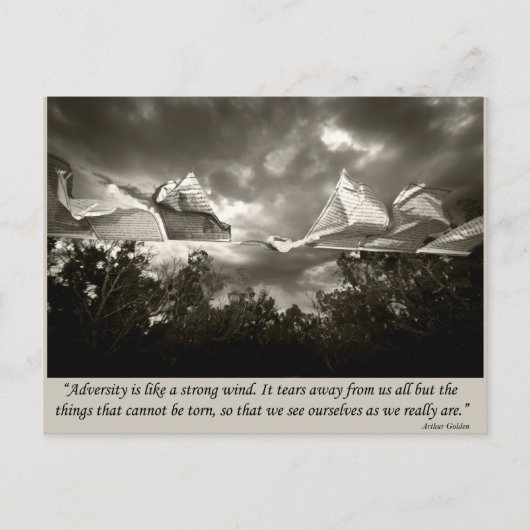 Gebetsfahnen Postkarte (Vorderseite)