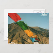 Gebetsfahnen Postkarte (Vorne/Hinten)