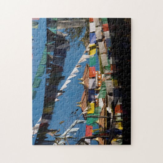 Gebetsfahnen und -chorten puzzle (Vertikal)