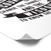 Gebetsfeier - Wählen Sie Ihre Hintergrundfarbe Poster (Ecke)