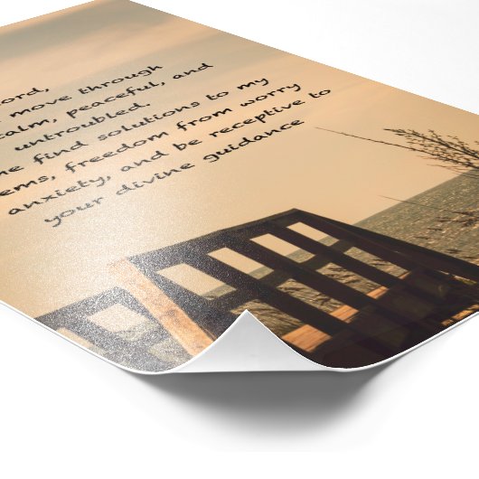 Gebetsfriedensstiftung Sonnenseascape Fotodruck (Ecke)