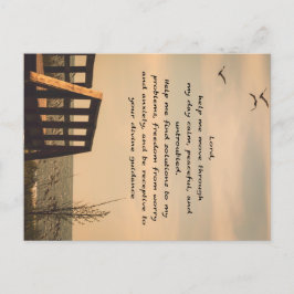 Gebetsfriedensstiftung Sonnenseascape Postkarte