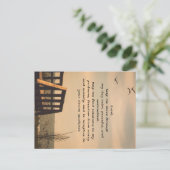 Gebetsfriedensstiftung Sonnenseascape Postkarte (Stehend Vorderseite)