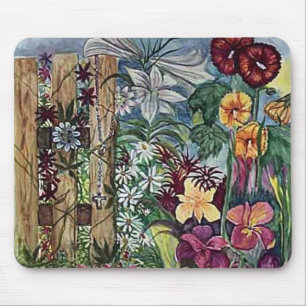 Gebetsgarten u. Rosenbeet = Mausunterlage Mousepad