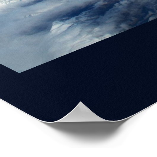 Gebetsgeschenk und Gebirgspender Poster (Ecke)