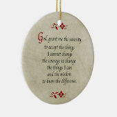 Gebetsgeschenk/Vintager Stil/doppelseitig Keramik Ornament (Rechts)