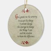 Gebetsgeschenk/Vintager Stil/doppelseitig Keramik Ornament (Links)